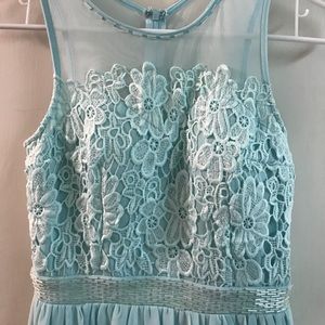 Mint/Light Blue Floorlength Dress
